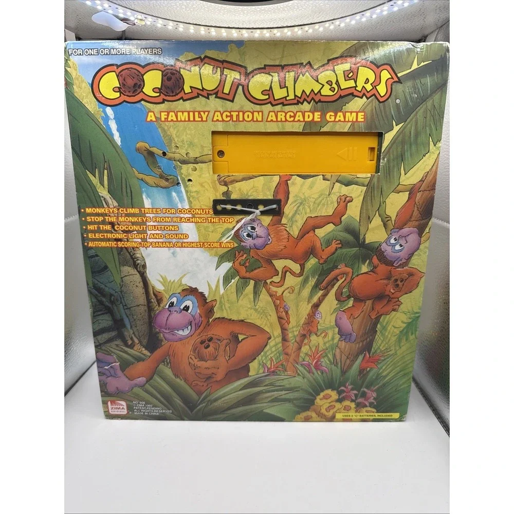 VTG 1991 Tiger Electronics Coconut Climbers Tabletop Arcade Game Untested NEW